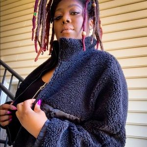 FAUX SHEARLING JACKET